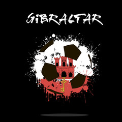 Abstract Soccer ball