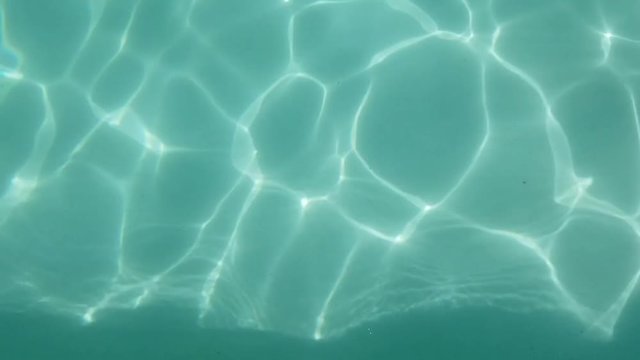 Swimming pool water reflection