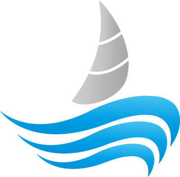 Segelboot, Schiff, Logo