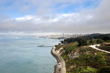 san francisco from the bridge