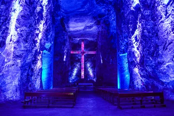 Fototapeten  Salt Cathedral of Zipaquira - Underground Church built within a Salt Mine in Colombia © JoseLuis