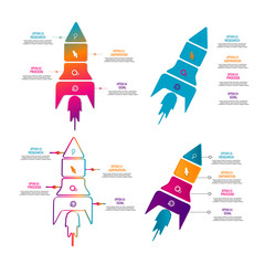 Creative modern infographic template design vector