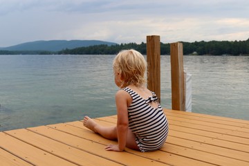 Little Girl on Dock 