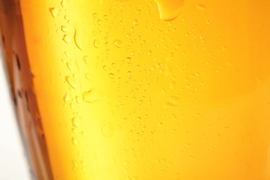 Glass of tasty beer, closeup. Alcoholic drink