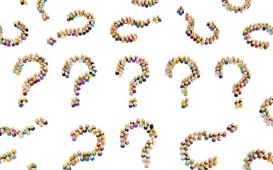 Cartoon Crowd, Questions Many