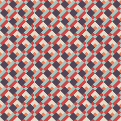 Abstract geometric shape retro vintage seamless pattern background