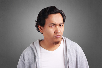 Obraz premium Young Man Angry, Mad Expression