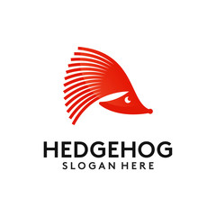 Obraz premium Hedgehog logo design