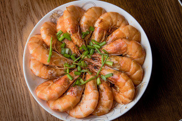 The braised prawn