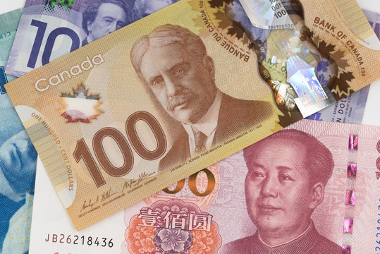 Banknotes of China and Canada