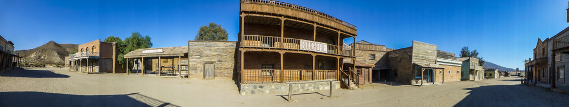Tabernas. Pueblo western en Almeria, Andalucia, Espa&ntilde;a