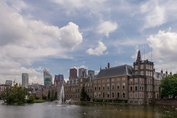 Fototapeta na wymiar House of Representatives and building of the government of The Netherlands in The Hague