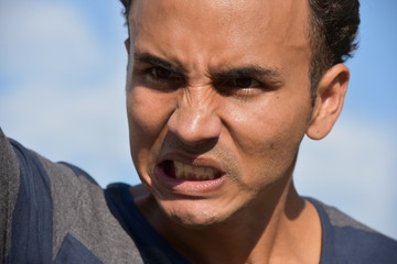 Obraz premium Mad Handsome Male