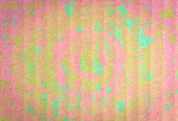 old brown,blue  and pink rustic paper texture background