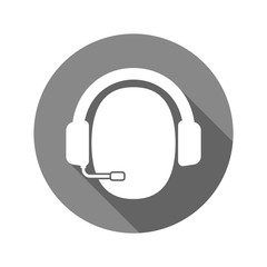 Customer service avatar icon vector