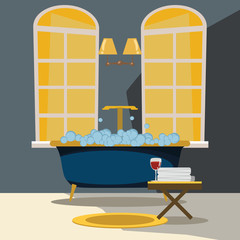 bathroom vector illustration 