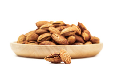 roasted almond seed high protein healthy natural food