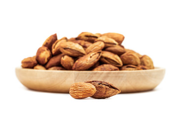 roasted almond seed high protein healthy natural food