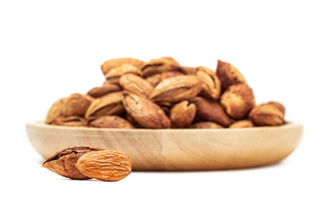roasted almond seed high protein healthy natural food