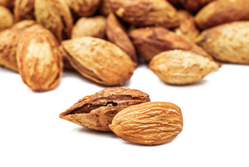 roasted almond seed high protein healthy natural food