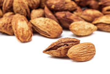 roasted almond seed high protein healthy natural food