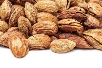 roasted almond seed high protein healthy natural food