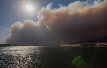 Grass Valley Wild Fire, Electric City Washington