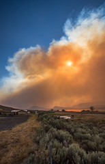 Grass Valley Wild Fire, Electric City Washington