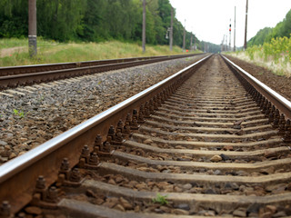 Fototapeta na wymiar Railway track view