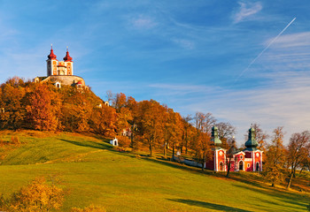 Calvary Banska Stiavnica is the most important Baroque calvary in Slovakia