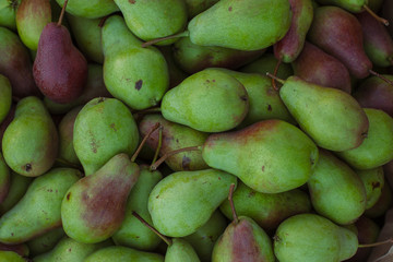 ripe organic pears