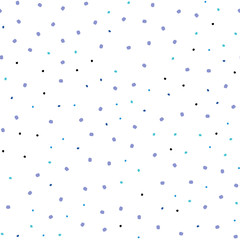 Light Pink, Blue vector seamless background with bubbles.