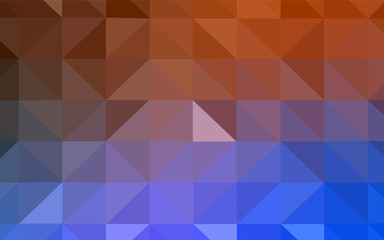 Light BLUE vector low poly layout.