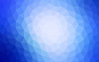 Obraz premium Light BLUE vector polygon abstract backdrop.