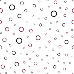 Dark Purple vector seamless backdrop with dots.