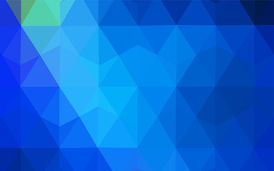 Obraz premium Light BLUE vector low poly layout.