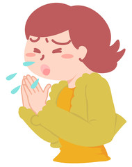 花粉症　女性