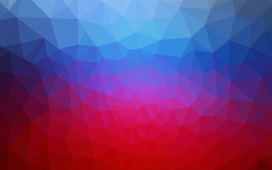 Obraz premium Light Blue, Red vector abstract mosaic background.