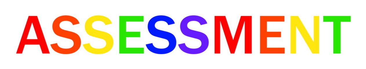 ASSESSMENT Muclticolor rainbow style