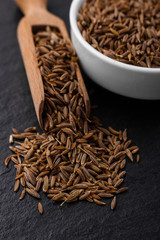 fragrant Zira on a dark stone background