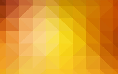 Obraz premium Dark Red vector polygonal pattern.
