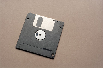 floppy data storage diskette with copy space