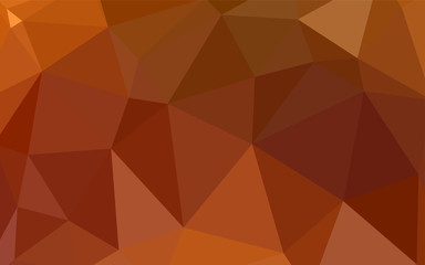 Light Red vector polygonal pattern.
