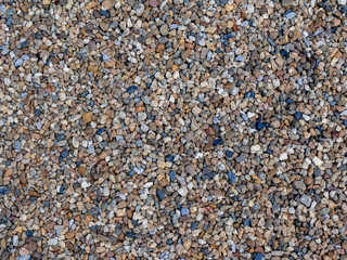 Abstract background texture, Colorful sea stones, top view