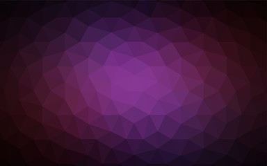 Obraz premium Dark Pink, Yellow vector abstract mosaic backdrop.
