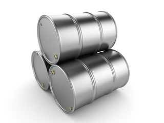 3D rendering aluminum barrel