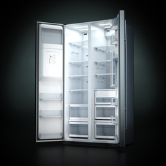 3D rendering large fridge