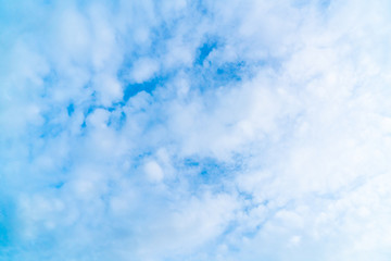 beautiful blue sky and clouds