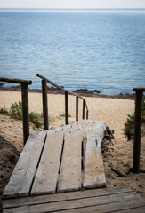 Stairs to the sea