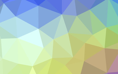 Obraz premium Light Multicolor vector polygon abstract background.